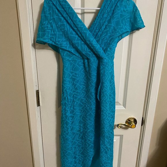 NWT Alice & Olivia Marine Blue Dress - Picture 4 of 8